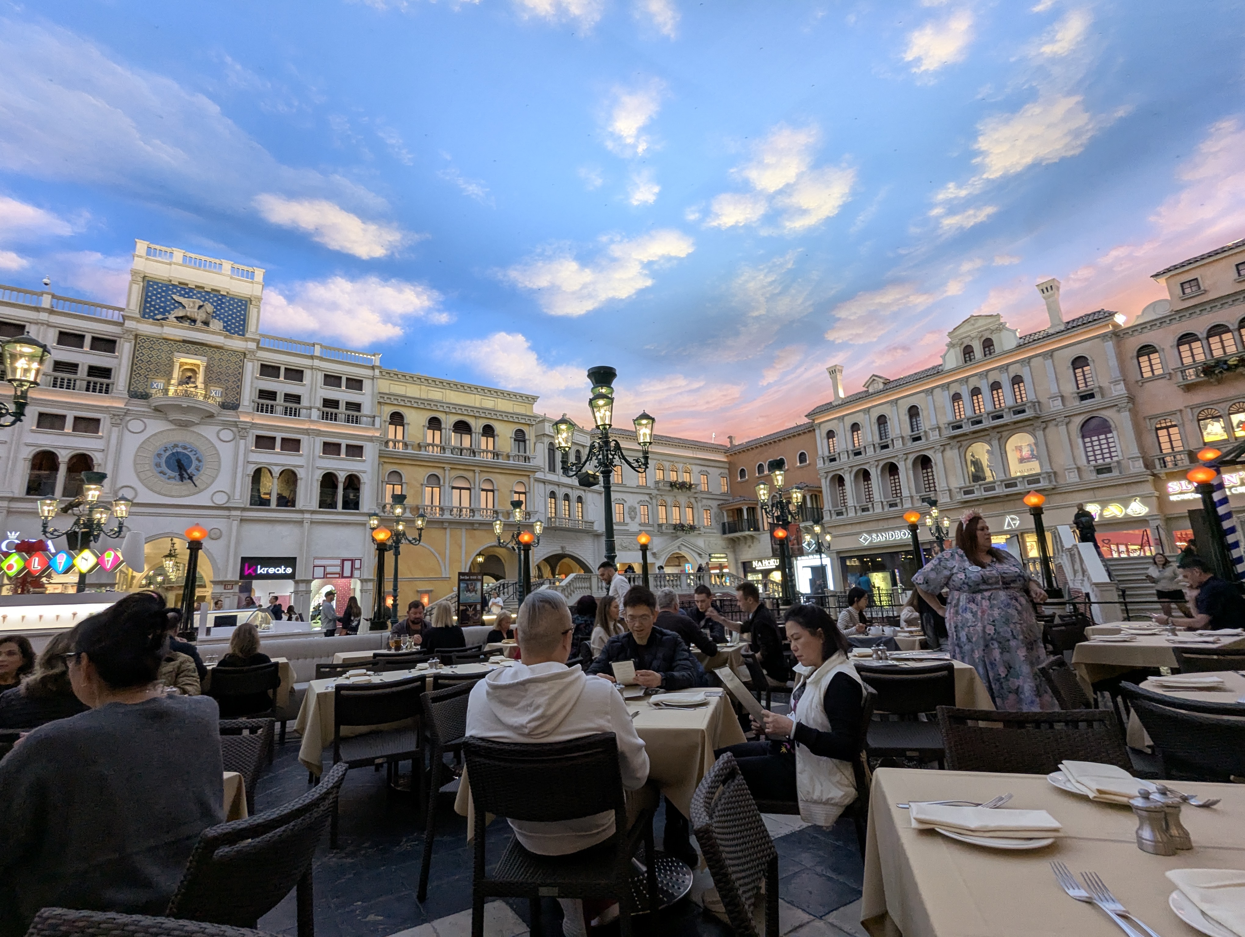 Las Vegas, Dinner at The Venetian